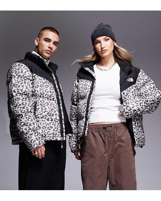 The North Face Gray Saikuru Logo Puffer Jacket