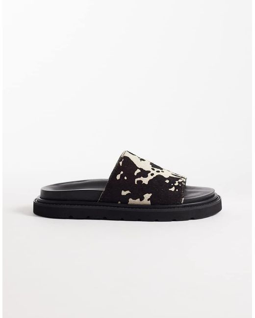 Walk London Black Holly Slider