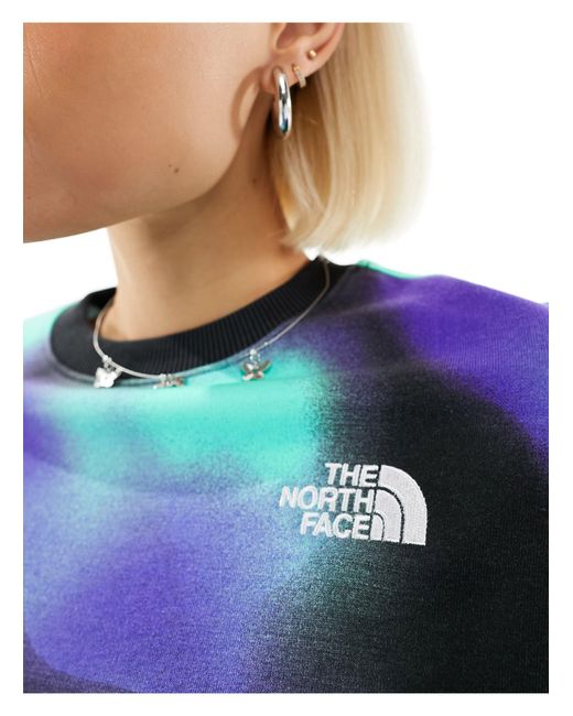 The North Face Blue Essential Oversized Fleece Sweatshirt