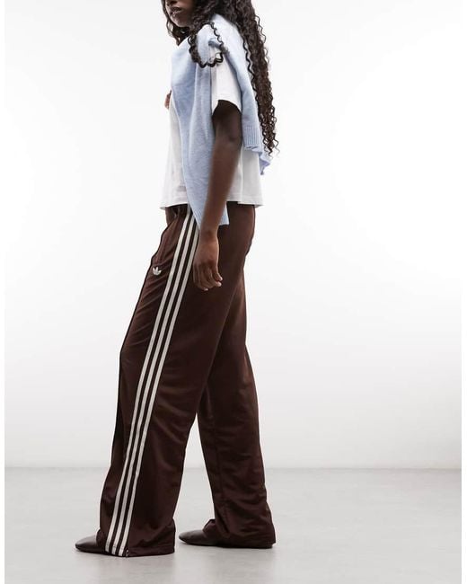 Adidas Originals Brown Firebird Loose Track Pants