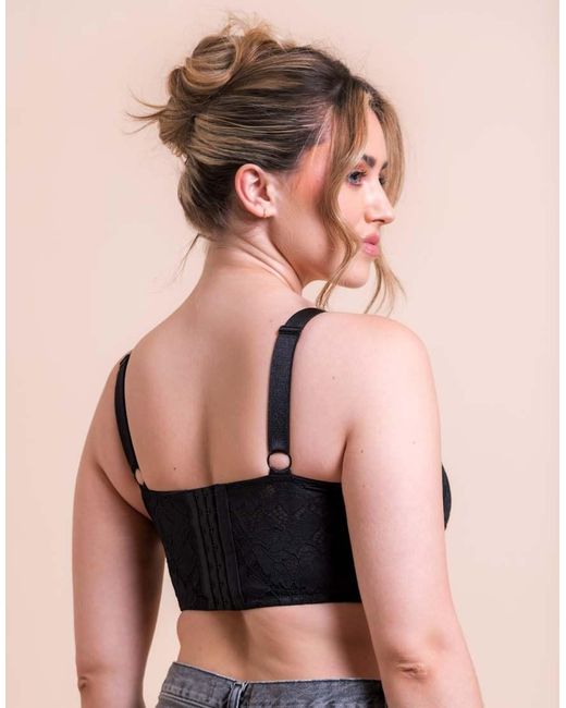 Curvy Kate Black Calla Longline Corset Bra Fuller Bust