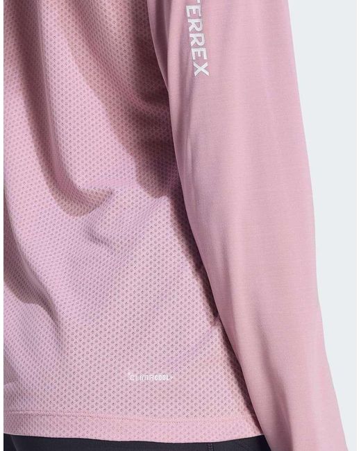 Adidas Originals Pink Terrex Xperior Climacool+ Long Sleeve T-shirt