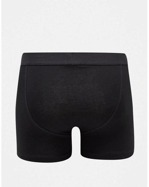 Pack De 3 Calzoncillos De Algodón Negros Johnny De Weekday de hombre de color Black