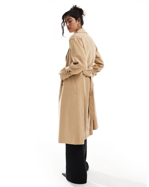 Whistles White Riley Trench Coat
