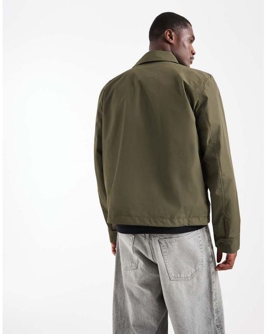 Tommy Hilfiger Green Packable Ivy Zip Jacket for men