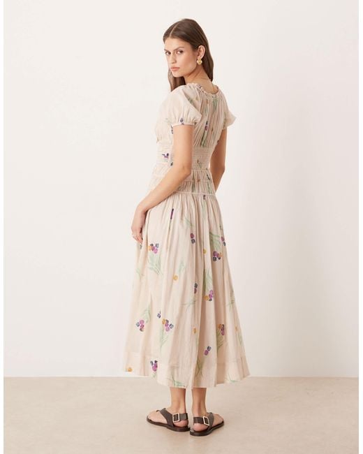 free people button front midi dress Free People New In Town Midi