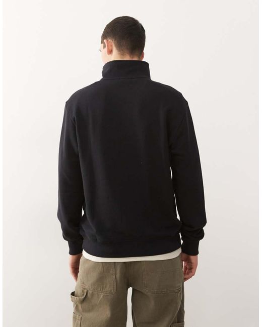 Napapijri Black 1/4 Zip Sweatshirt for men