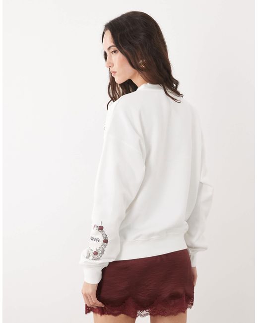 Pull Six Stories en coloris White