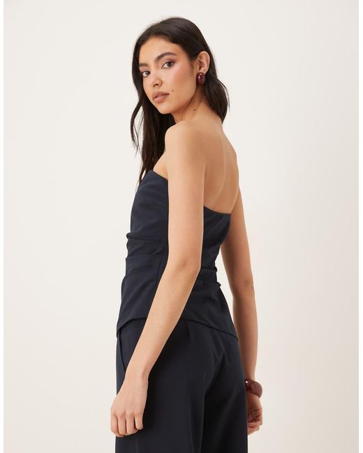 Nia Blue Grandco-Ord Bandeau Top