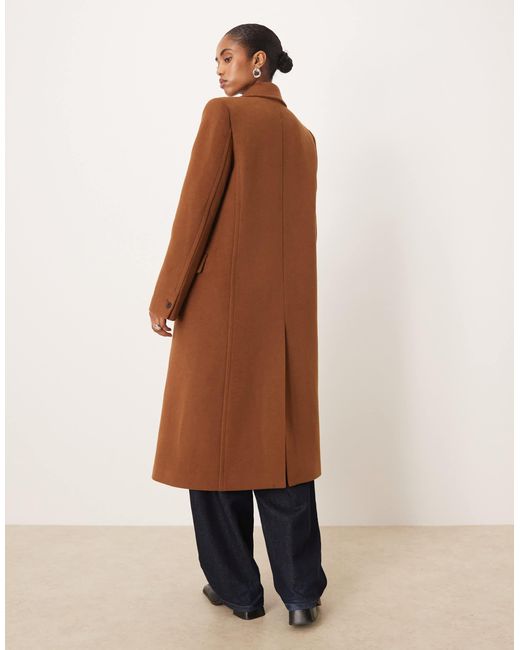Mango Natural Wool Mix Double Breasted Tailored Jacket