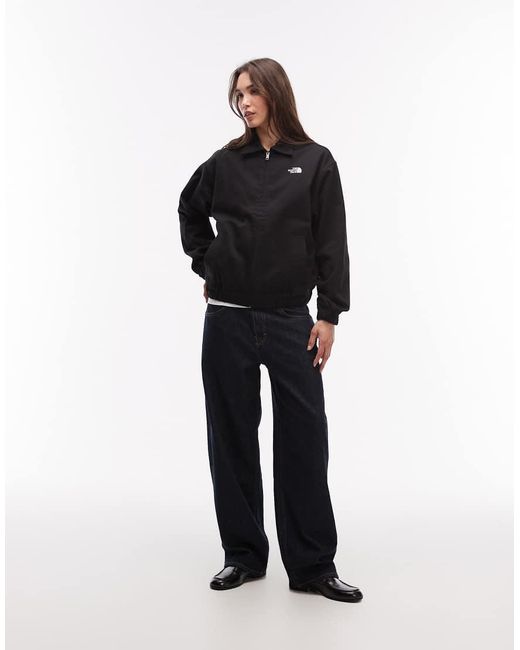 The North Face Black Twill Collared Jacket