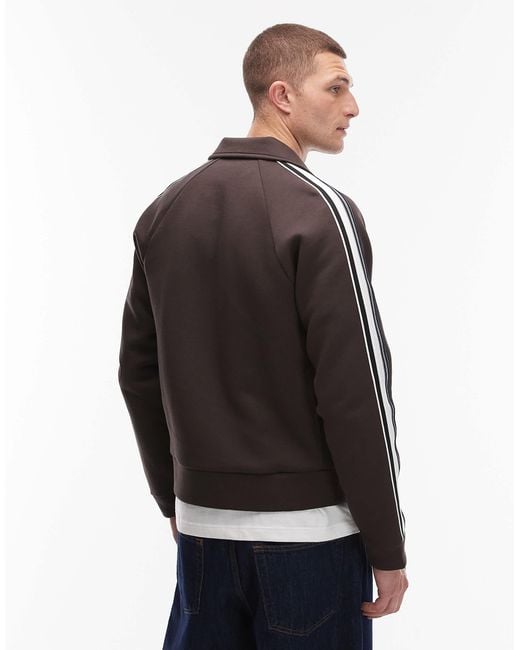 Lacoste Black Taping Co-ord Track Jacket for men