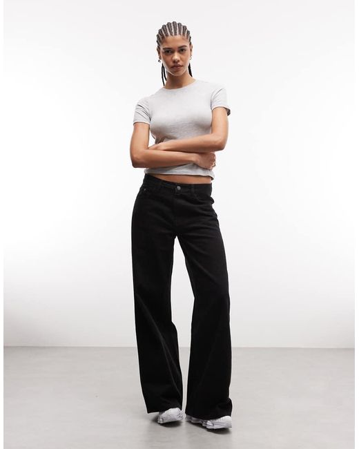 Weekday Gray Slim Fit T-shirt
