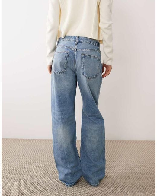 Mango Blue Miami 100% Cotton Straight Jean