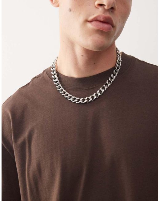 Weekday Black Oversized 2-pack T-shirt for men