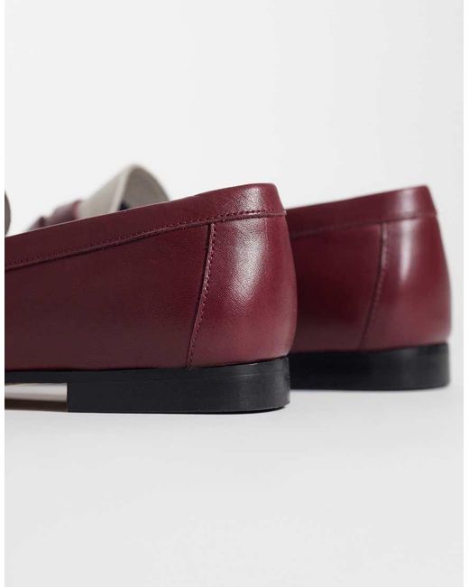 Tommy Hilfiger Purple Coin Contrast Loafer