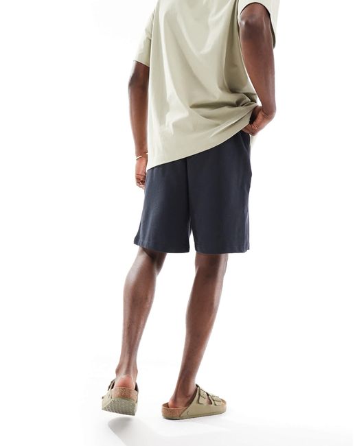 Jack & Jones Blue Loose Fit Sweat Short for men