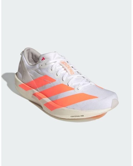 Adidas Originals Pink Adizero Adios 9 Running Shoes