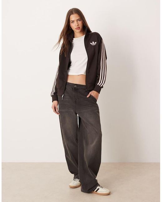 Adidas Originals Black Firebird Loose Track Top
