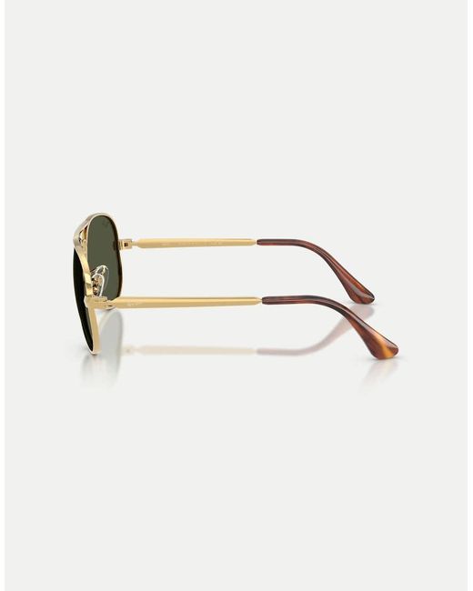 Ray-Ban Green Aviator Max Pilot Sunglasses With Lens