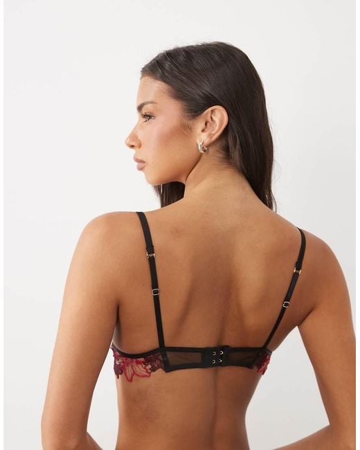 Bluebella Calantha Floral Embroidery Wired Bra
