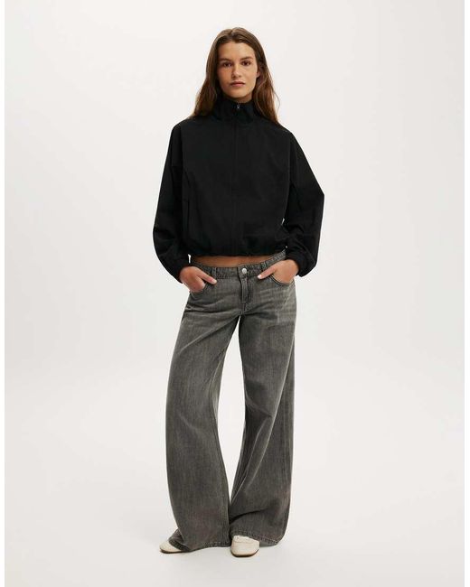 Cotton On Black Ari Spray Jacket