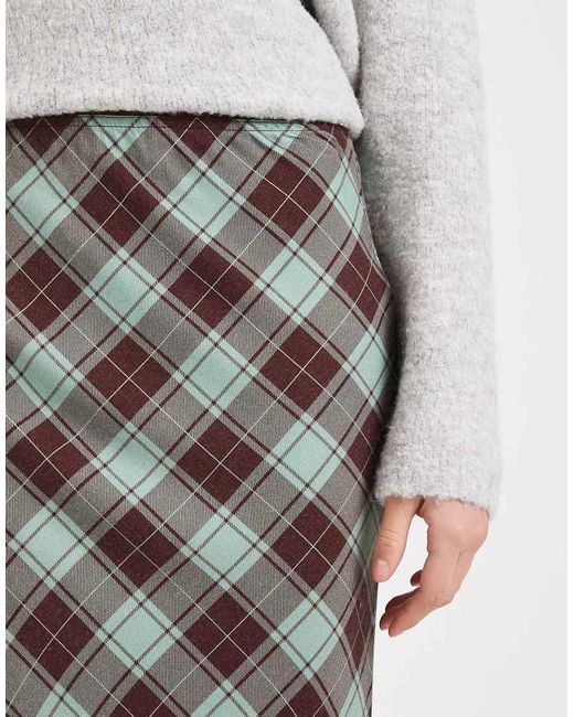 ASOS Red Bias Maxi Skirt
