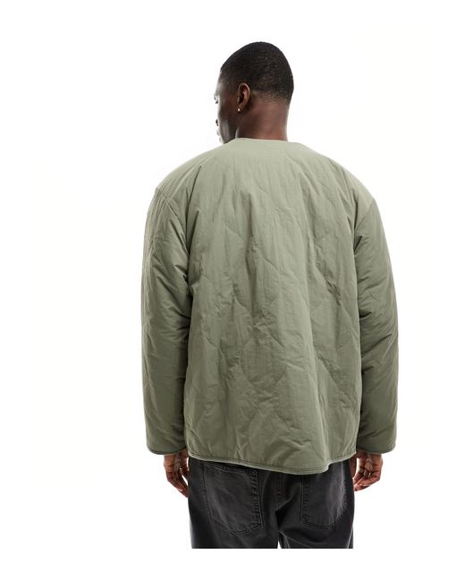 Abbots - veste matelassée réversible avec doublure imitation peau Levi's pour homme en coloris Green