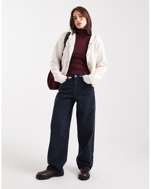 Miss Selfridge Blue Femme baggy Jeans