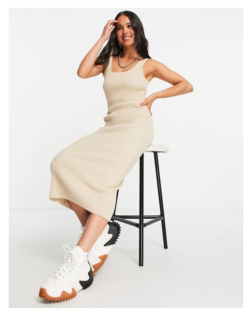 midi cotton tank dress