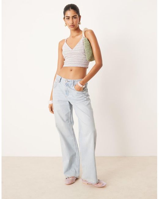 Cotton On White Hailey V Neck Cami