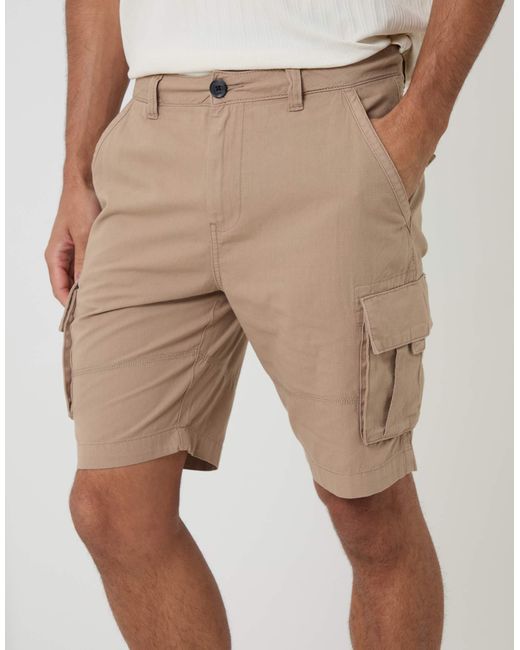 Short cargo - taupe Threadbare pour homme en coloris Natural