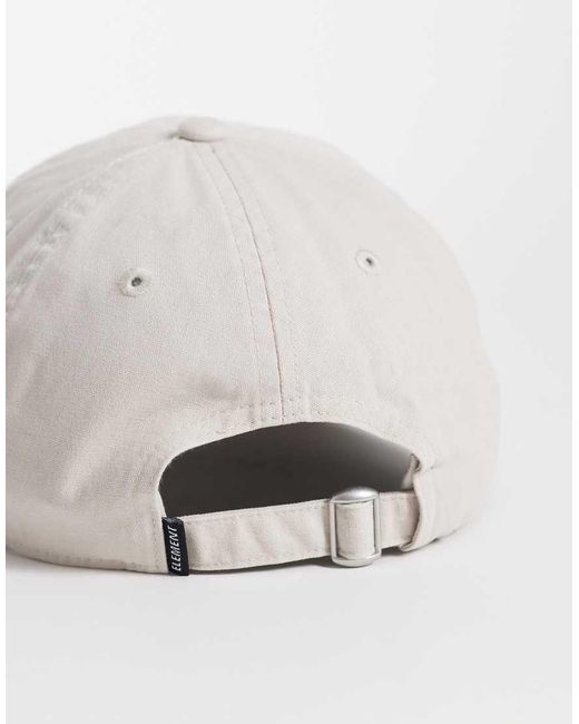 Element White Baseball Cap for men
