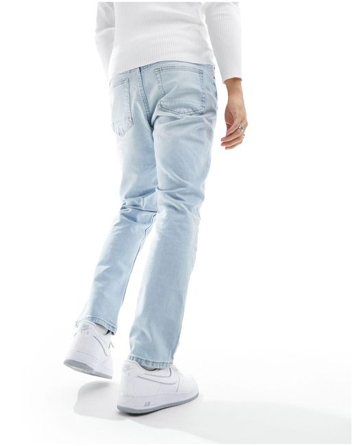 Cotton on - jeans slim fit lavaggio candeggiato vintage di Cotton On in Blue da Uomo