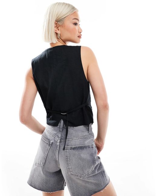 Pull&Bear Black – weste