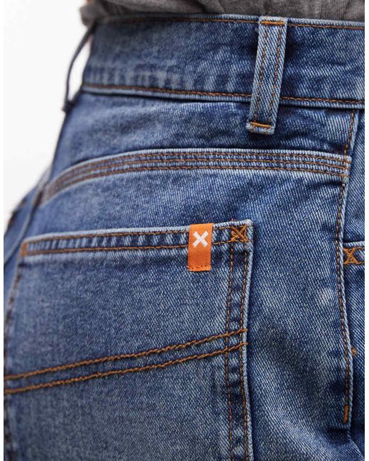 Collusion Blue Mom Denim Shorts