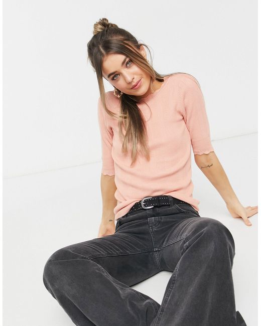 oasis scallop jumper