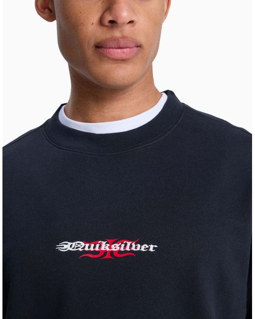 Quiksilver Blue Mercury Trident Sweatshirt for men