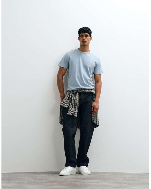 Abercrombie & Fitch Blue Essential T-shirt for men