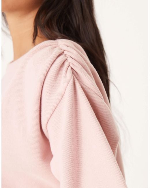 ASOS Pink Wide Sleeve Tee Co-ord