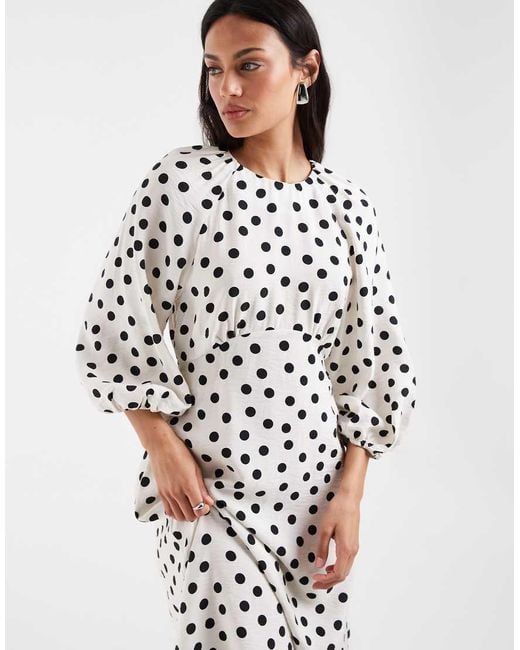ONLY White Belt Detail Maxi Dress