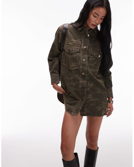 AllSaints Black Faye – beflocktes kleid