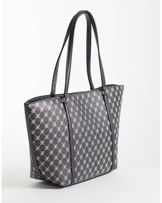 Mango Gray Monogram Tote Bag