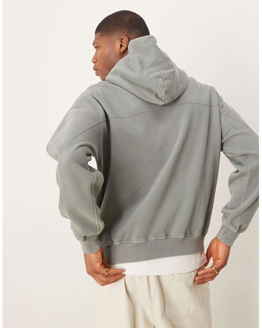 Abercrombie & Fitch Gray Essentials Hoodie for men