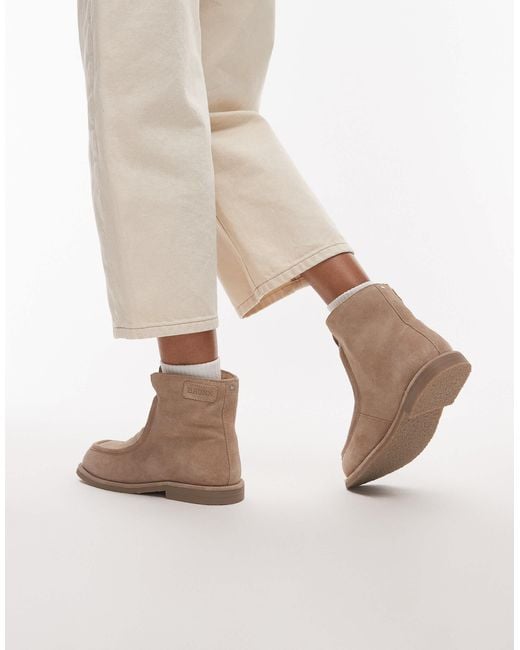 Bronx Natural Fluffy Cosy Boot