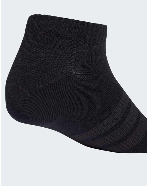 Adidas Originals Black Thin&Light Essentials Low Cut Socks 3 Pair Pack