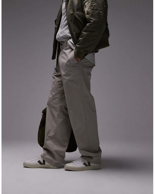 ARKET Gray Relaxed Chino Trousers for men