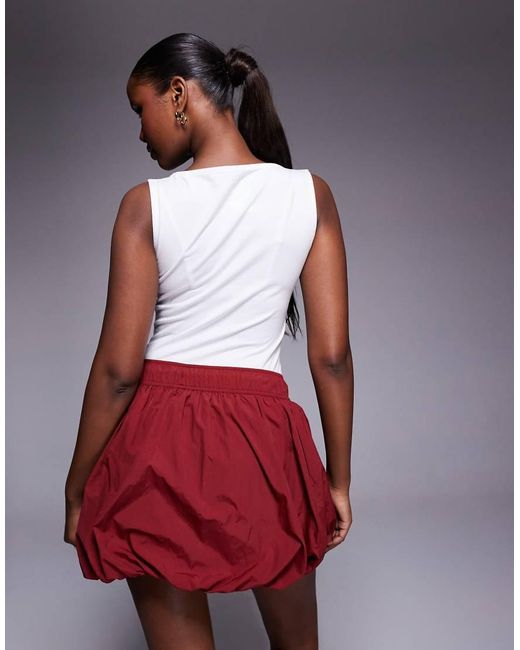 Nike Red Bubble Skirt