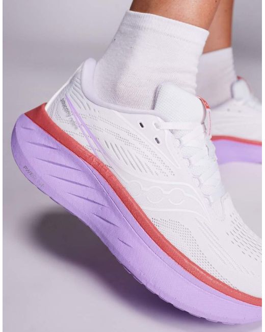 Saucony Purple Ride 18 Running Sneakers