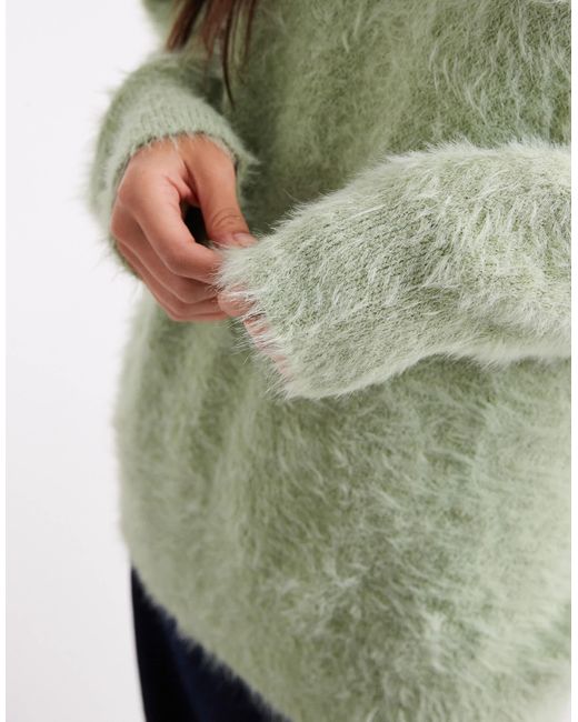 ASOS Green Knitted Oversized Jumper